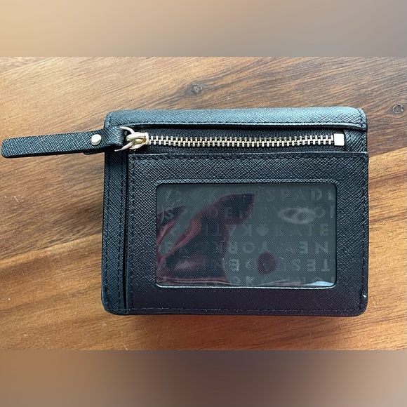 Kate Spade Newbury Lane Cara Bifold Wallet - Black - I.D. Pocket/Credit Card - Picture 2 of 8